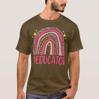 Camiseta Speducator Special Education Teacher Sped Ed Rainb