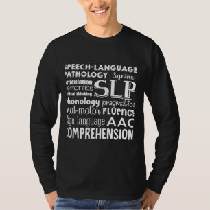 Camiseta Speech Pathology Therapy Language Autism Awareness