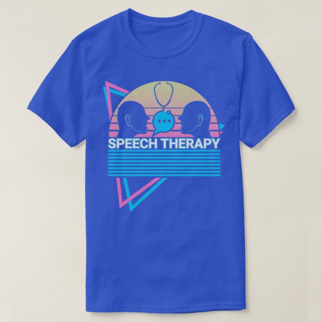 Camiseta Speech Therapy Speech Therapist Retro (Diseño del anverso)