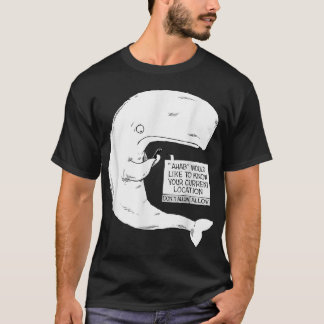 Camiseta Speed Bump Funny Moby Dick Personalizado