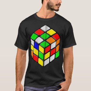 Camiseta Speed Cubing Puzzle Cube for Men Women Zip 