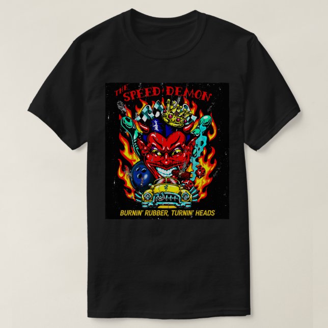 Camiseta Speed Demon (Diseño del anverso)