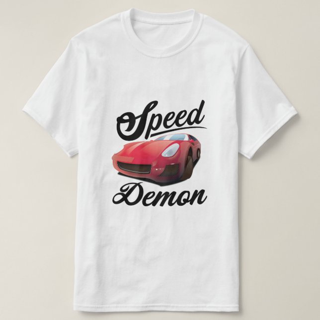 Camiseta Speed Demon (Diseño del anverso)