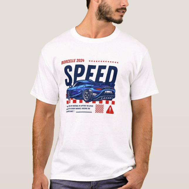 Camiseta Speed – Fast Life Shirt for Racing and Action Fans (Anverso)