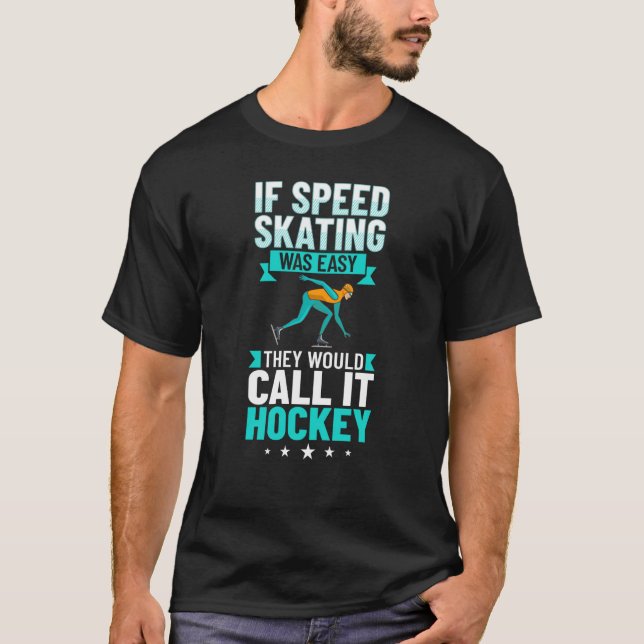 Camiseta Speed Skating Skates Short Track Skater Workout Tr (Anverso)