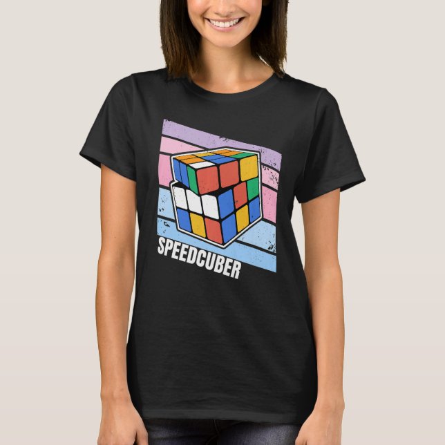 Camiseta Speedcuber Speedcuber Premium (Anverso)