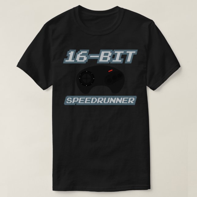 Camiseta Speedrunner de 16 bits 4 (Diseño del anverso)