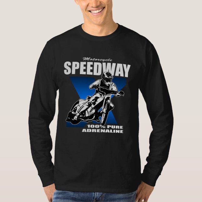Camiseta Speedway railway sport motorcycle racing driver (Anverso)