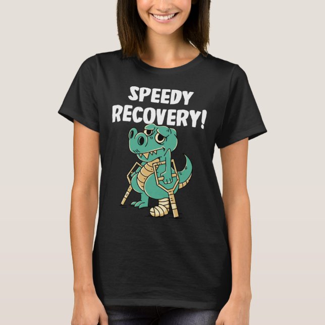 Camiseta Speedy recovery Dinosaurs (Anverso)