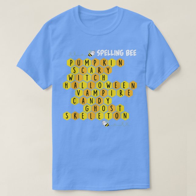 Camiseta Spelling Bee Pun Halloween Costume For Teachers  (Diseño del anverso)