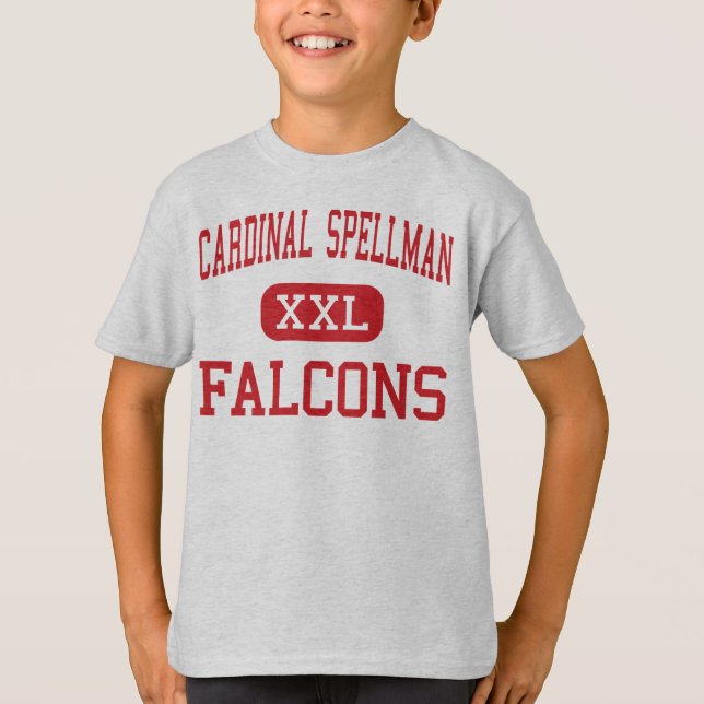Camiseta Spellman cardinal - Falcons - alto - Bronx (Anverso)