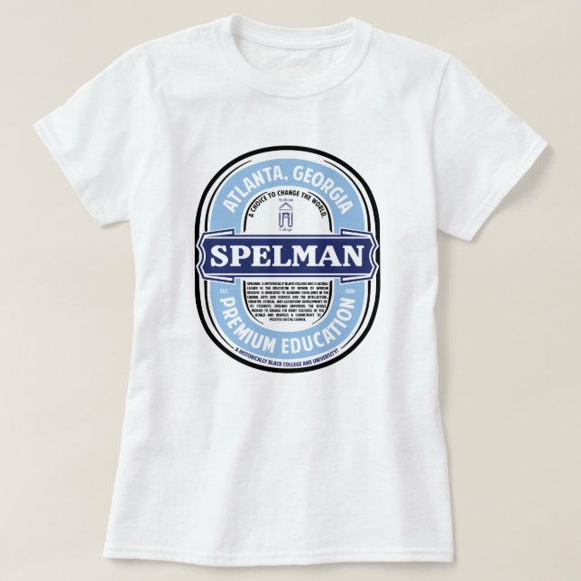 CAMISETA SPELMAN PREMIUM EDUCATION (Diseño del anverso)