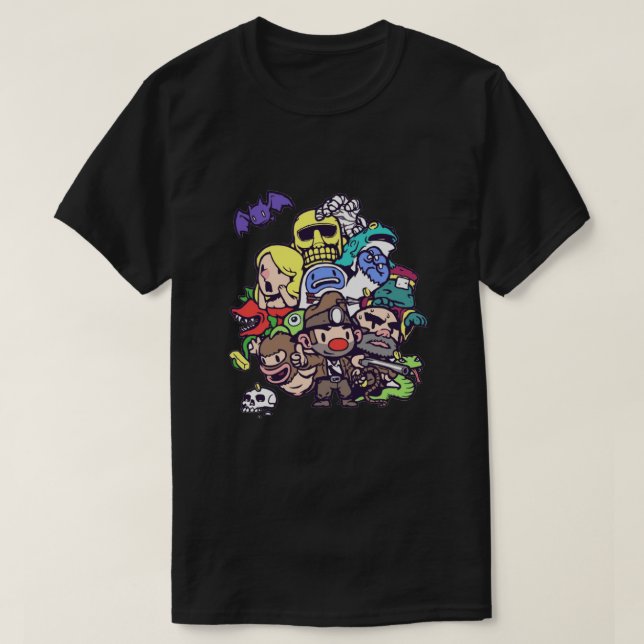 Camiseta Spelunky Gang Classic (Diseño del anverso)