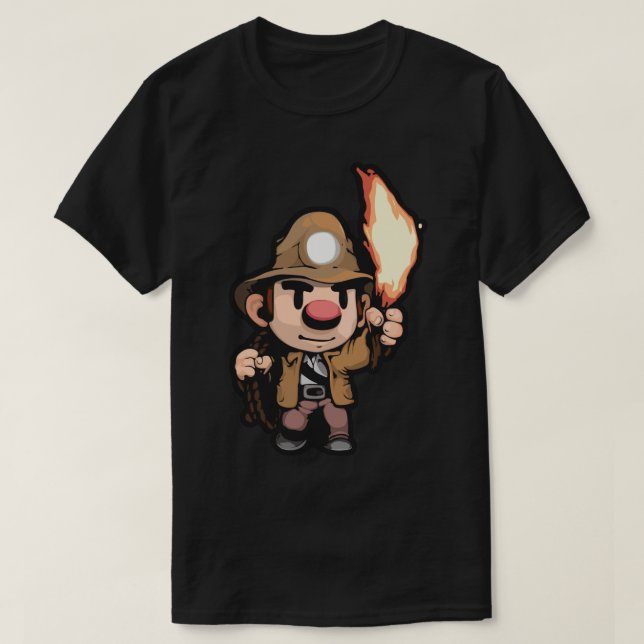 Camiseta Spelunky Guy Pegatina.png (Diseño del anverso)
