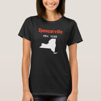 Camiseta Spencerville Nueva York Estados Unidos América Via
