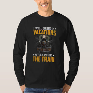 Camiseta Spender las vacaciones en tren de montaña Grap