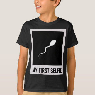 Camiseta Sperm , Mi primer Selfie, foto, foto, divertido
