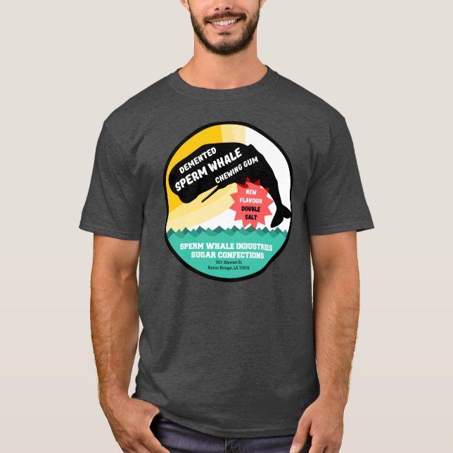 Camiseta Sperm Whale Chewing Gum (Anverso)