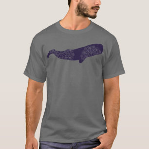 Camiseta Sperm Whale Mandala