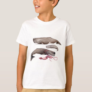 Camiseta Sperm whale trio