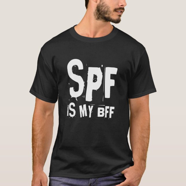 Camiseta SPF es mi dermatólogo de dermatología de BFF (Anverso)