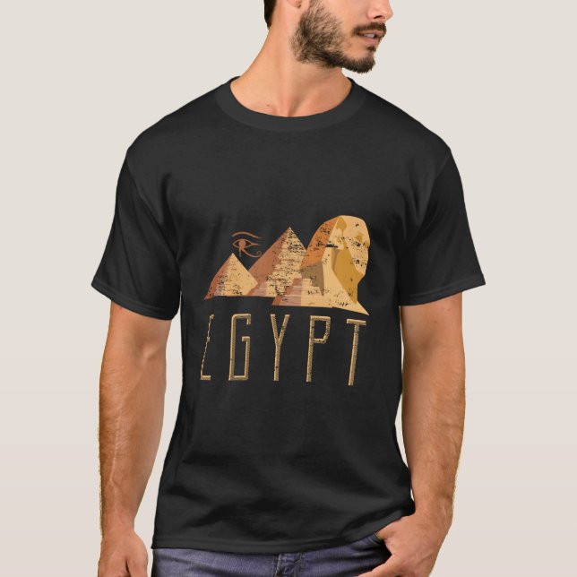 Camiseta Sphinx Egypt Pyramid King (Anverso)