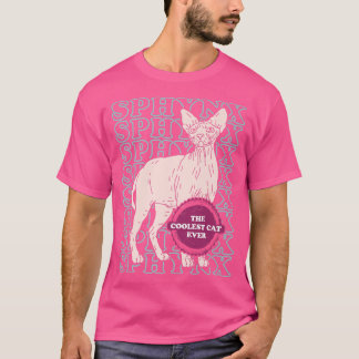 Camiseta Sphyn Coolest Cat Hairless Cat Dueño Sphyn Cat