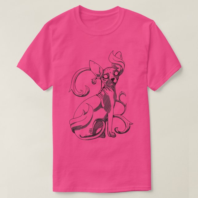 Camiseta Sphynx cat (Diseño del anverso)