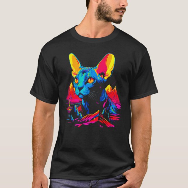 Camiseta Sphynx Cat (Anverso)