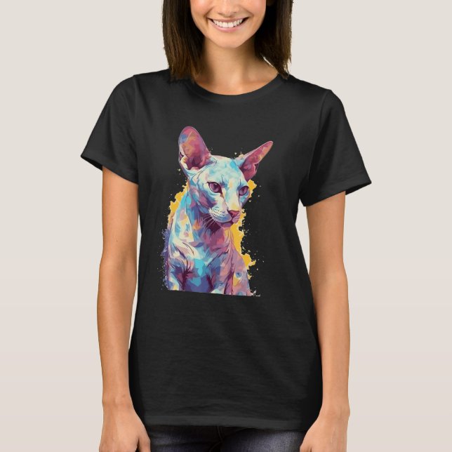 Camiseta Sphynx Cat 1 (Anverso)