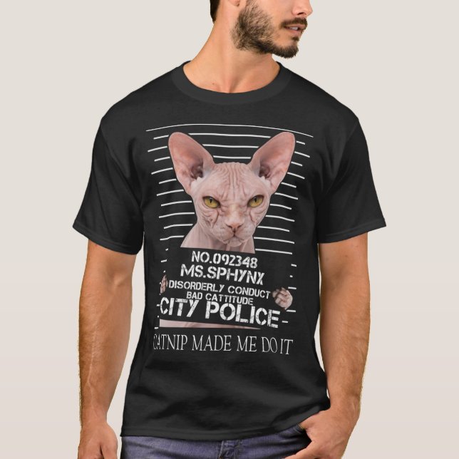 Camiseta Sphynx Cat Catnip Me Hizo Hacerlo Sfinx Cat Dad Mo (Anverso)