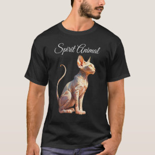 Camiseta Sphynx Cat es mi Animal Espiritual Misterio sin Pe