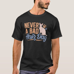 Camiseta Sphynx Cat Hair Day Cats sin pelo Mamá Papá