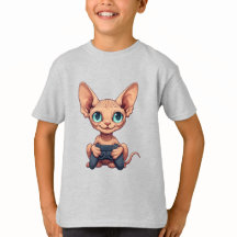Sphynx Cat Holding Game Controller
