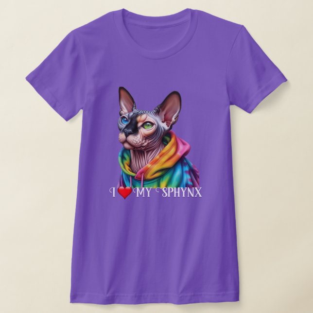 Camiseta Sphynx Cat Love (Distribución)