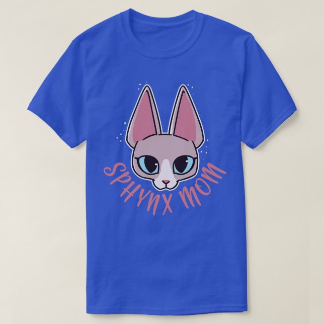 Camiseta Sphynx Cat Mom (Diseño del anverso)