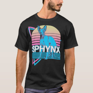 Camiseta Sphynx Cat Retro