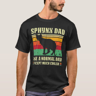 Camiseta Sphynx Dad Dad Definition Gift Cat Dad Dad Ca