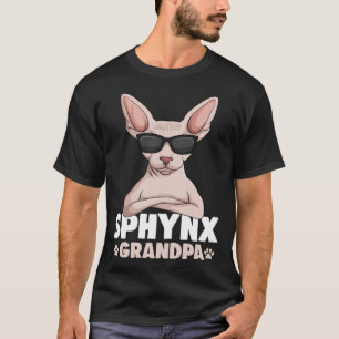 Camiseta Sphynx Grandpa Cat Sphinx Hairless Cat Dueño