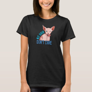 Camiseta Sphynx Kitten Pop Art No Hair No Care Furless