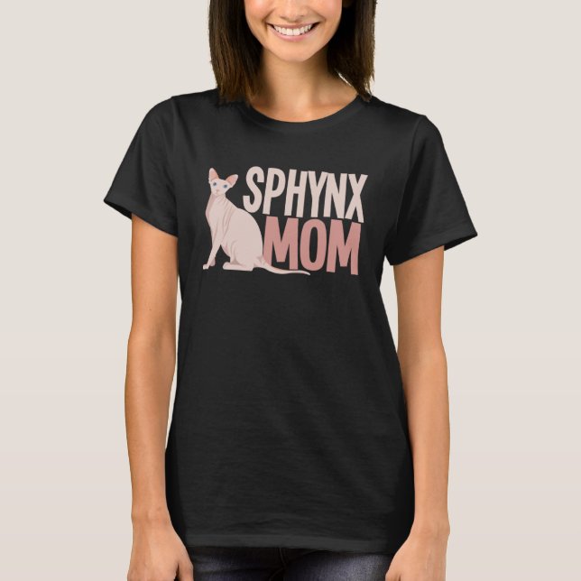 Camiseta Sphynx Mama Cat (Anverso)