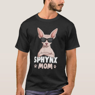 Camiseta Sphynx Mom Cat Sphinx Cat Sphinx Sairless Cat Mama