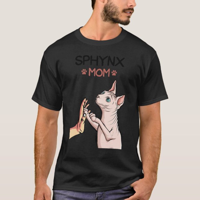 Camiseta Sphynx Mom Cat Sphinx Hairless Cat Owner Lovers (Anverso)