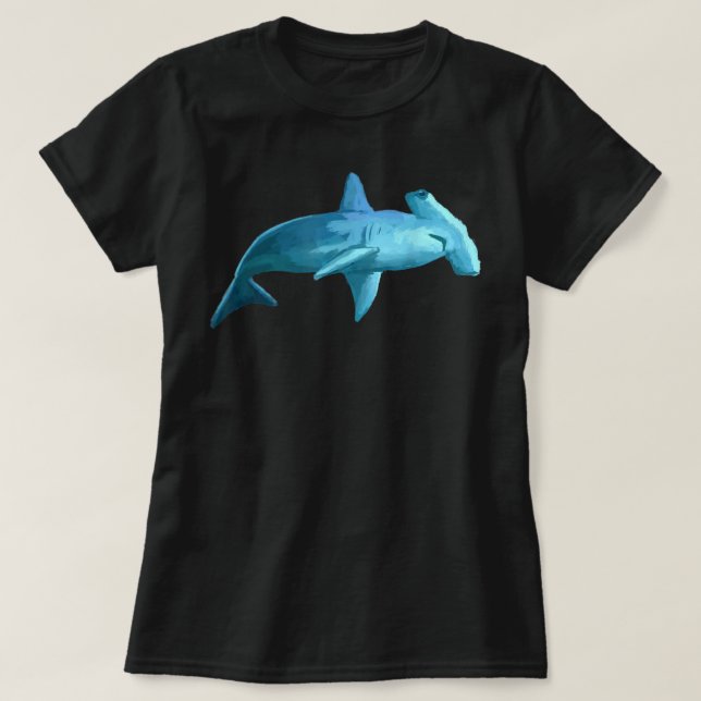 Camiseta Sphyrna Hammerhead Shark T Shirt Tshirt tee (Diseño del anverso)