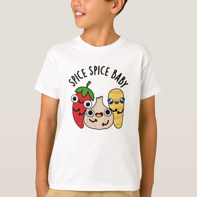 Camiseta Spice Baby Funny Food Pun (Anverso)