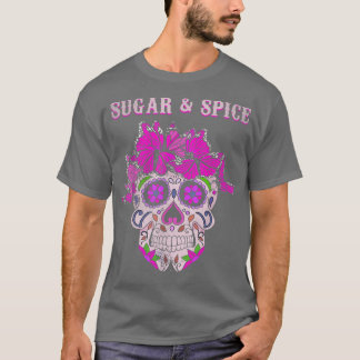 Camiseta Spice Butterfly Sugar Bone Souls Day Muertos Day H