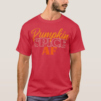 Camiseta Spice de calabaza a causa de la caída o café latte
