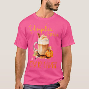 Camiseta Spice de calabaza Jesucristo Cute Rustic Ha de oto
