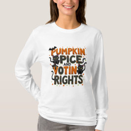 Camiseta Spice de calabaza y derechos de voto Halloween