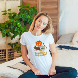 Camiseta Spice de calabaza y todo lo bueno cae en otoño